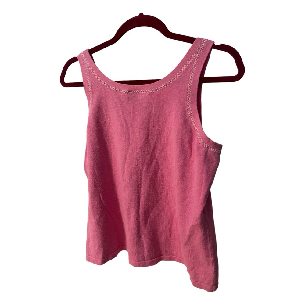 A Liz Claiborne pink tank top in size large - Picture 5 of 5